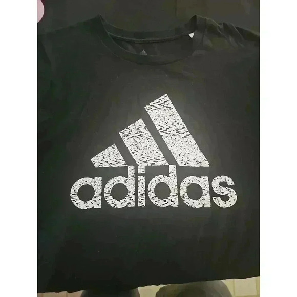 Adidas Black Short Sleeve Tee Mens Go To T Shirt Size Large - Picture 6 of 6